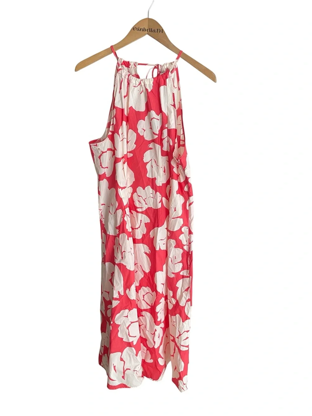 Banana Republic Floral Poplin Halter Midi Dress - Picture 2 of 15